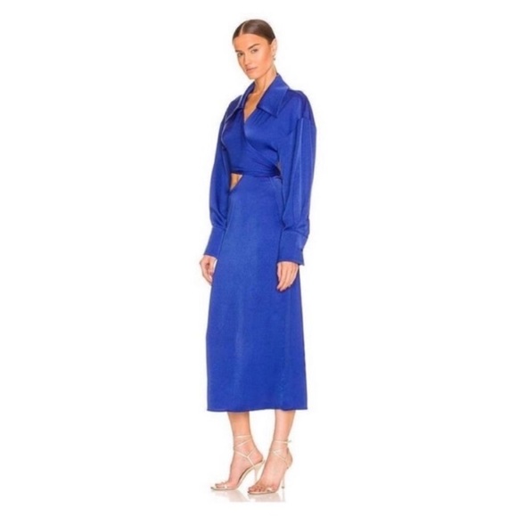 Ronny Kobo Collection Royal Blue Rebel Cutout Dress - Picture 8 of 10